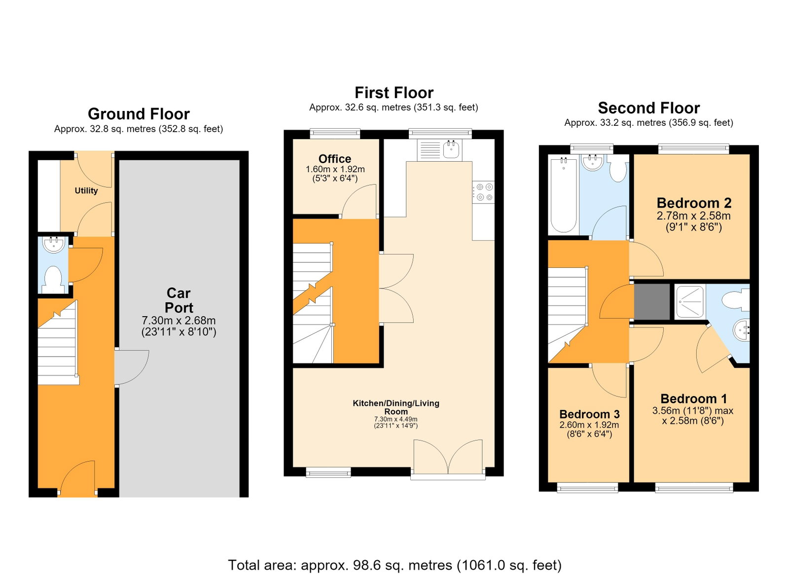 9, Cae'R Hen Dy, Oakdale floorplan