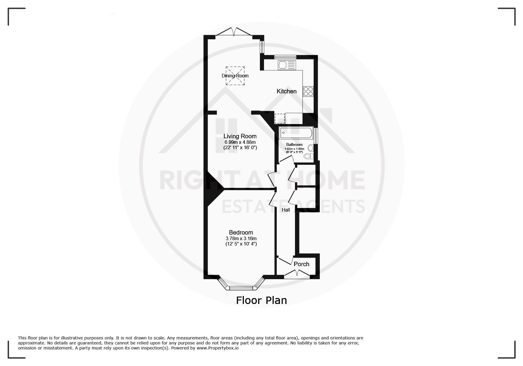 Flat 1, 10 Priestley Avenue, Exeter floorplan