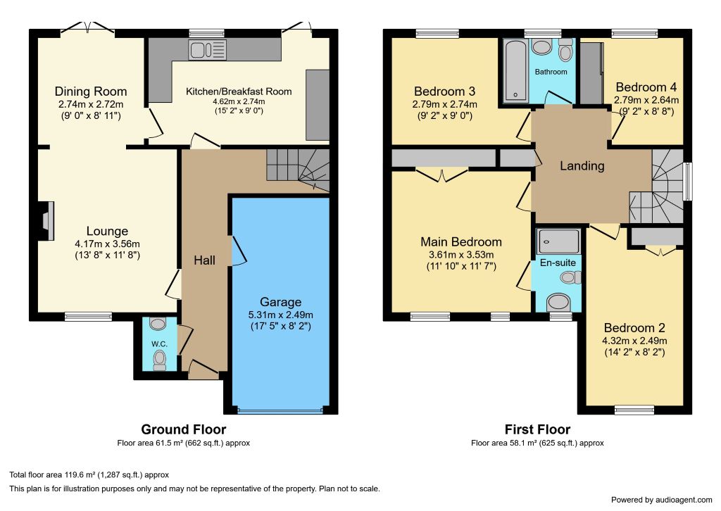 12, Beechfields, Winsford floorplan