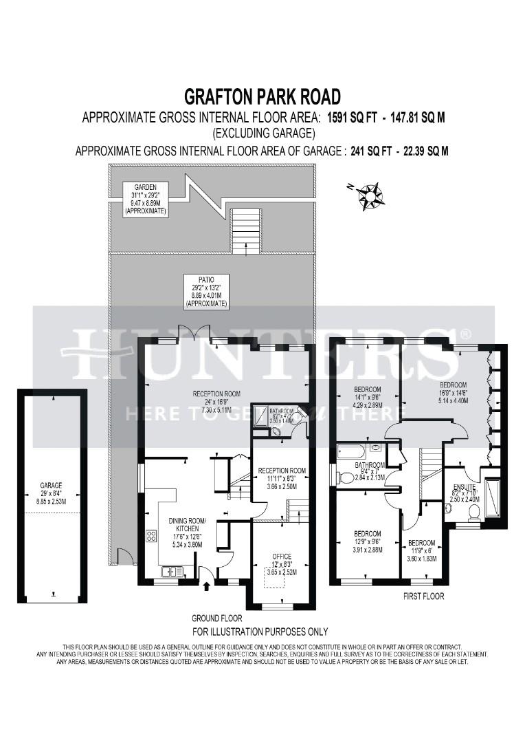 6, Grafton Park Road, Worcester Park floorplan