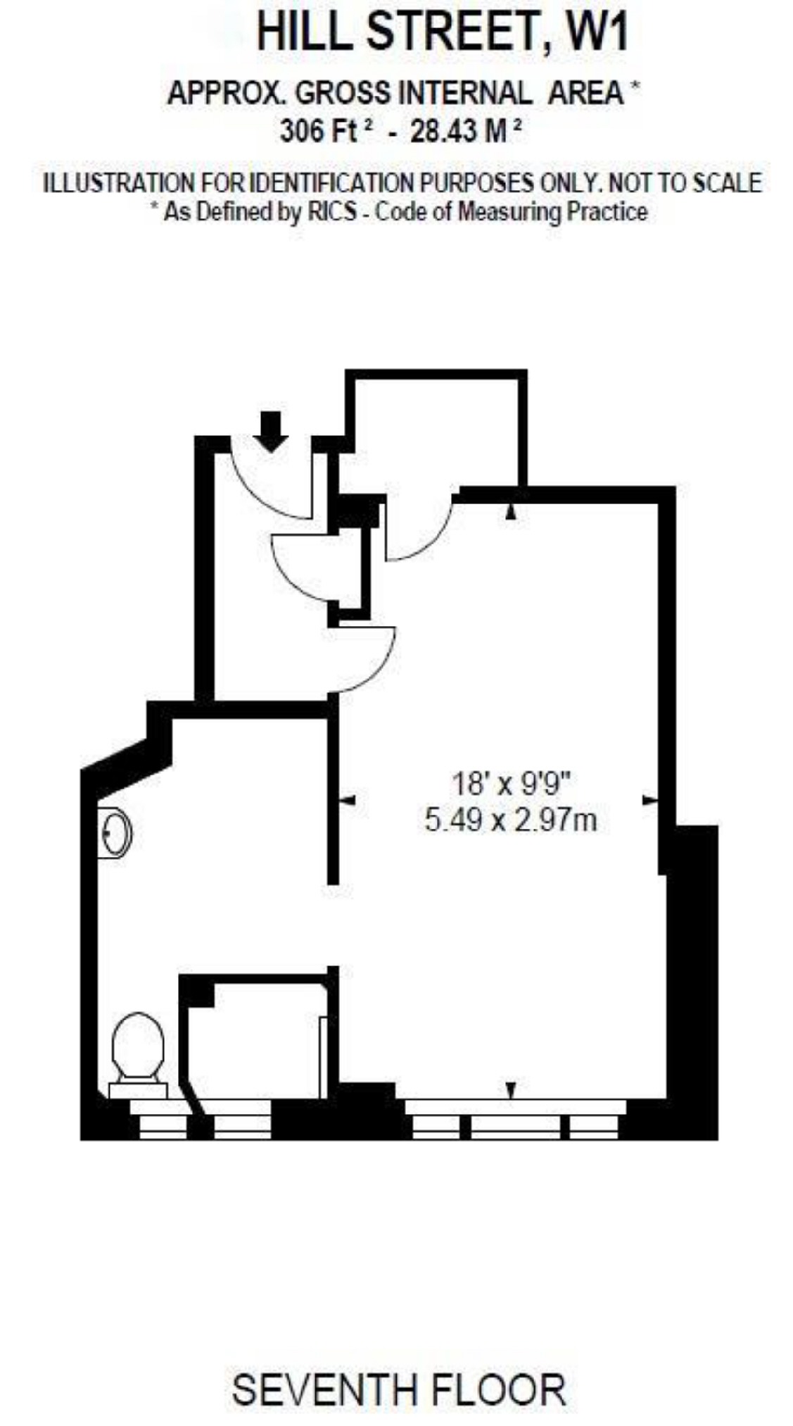 0 Bedrooms Studio to rent in Hill Street, London W1J