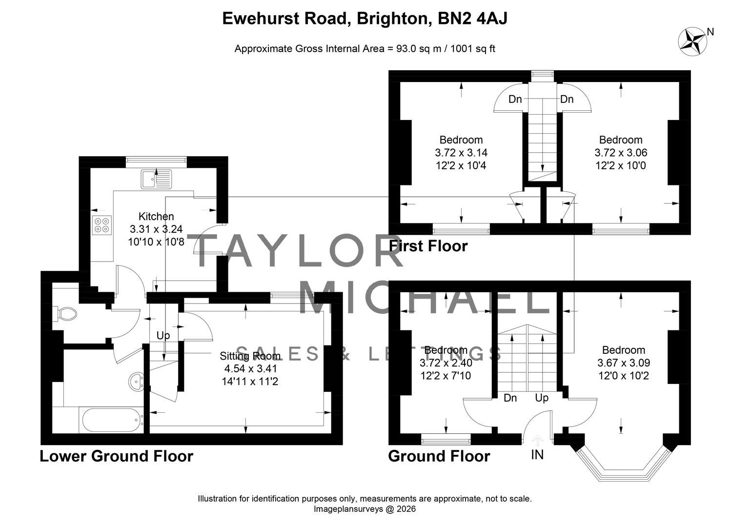 44, Ewhurst Road, Brighton floorplan