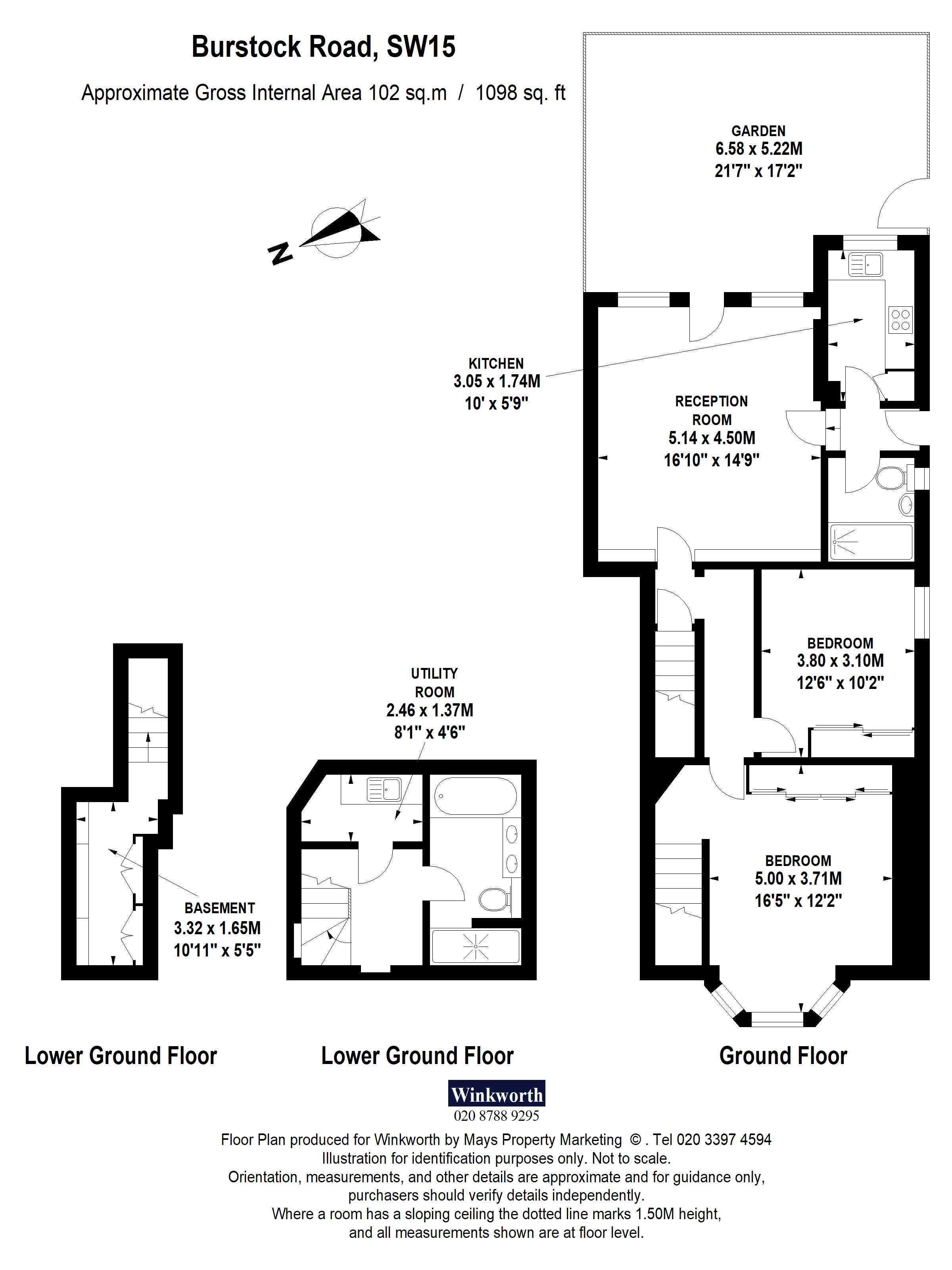 Burstock Road, London floorplan