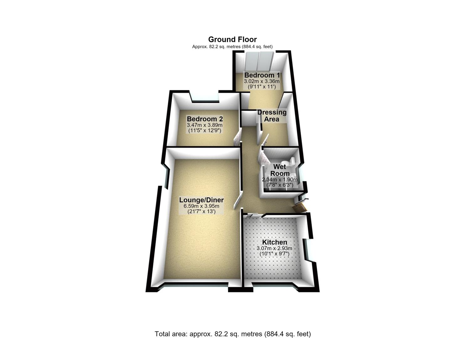 Springbank, Leeds floorplan