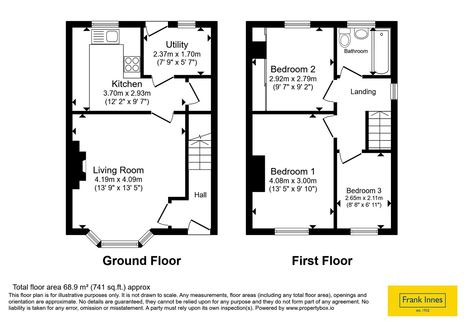 52, Holmfield Avenue, Leicestershire floorplan