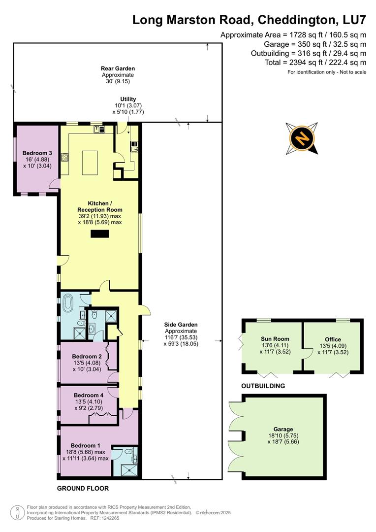 Acorns, Long Marston Road, Cheddington floorplan