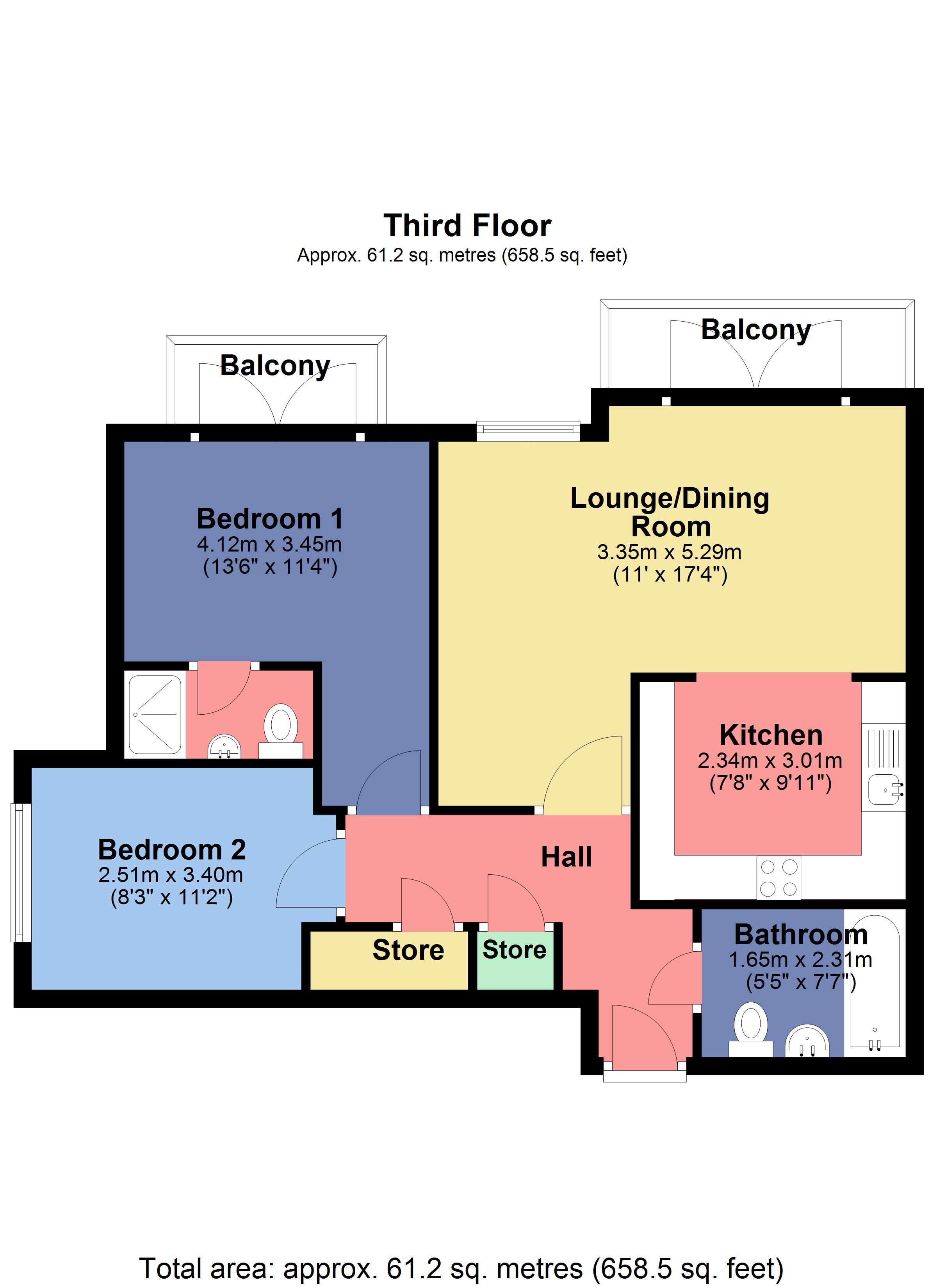 2 Bedrooms Flat for sale in Da Vinci Court, Cezanne Road, Watford, Hertfordshire WD25