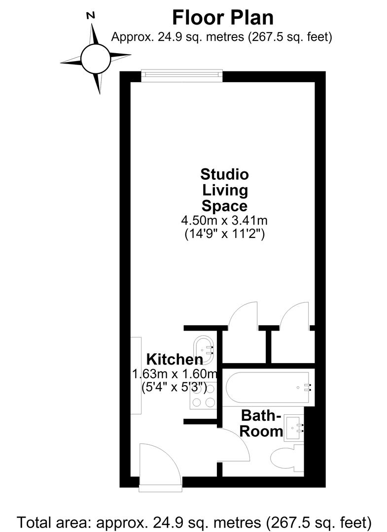 Flat 104 Mayflower House, Manhattan Drive, Cambridge floorplan