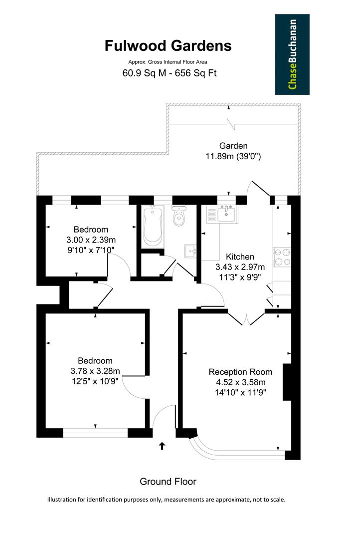 Fulwood Gardens, Twickenham TW1, 2 bedroom for sale