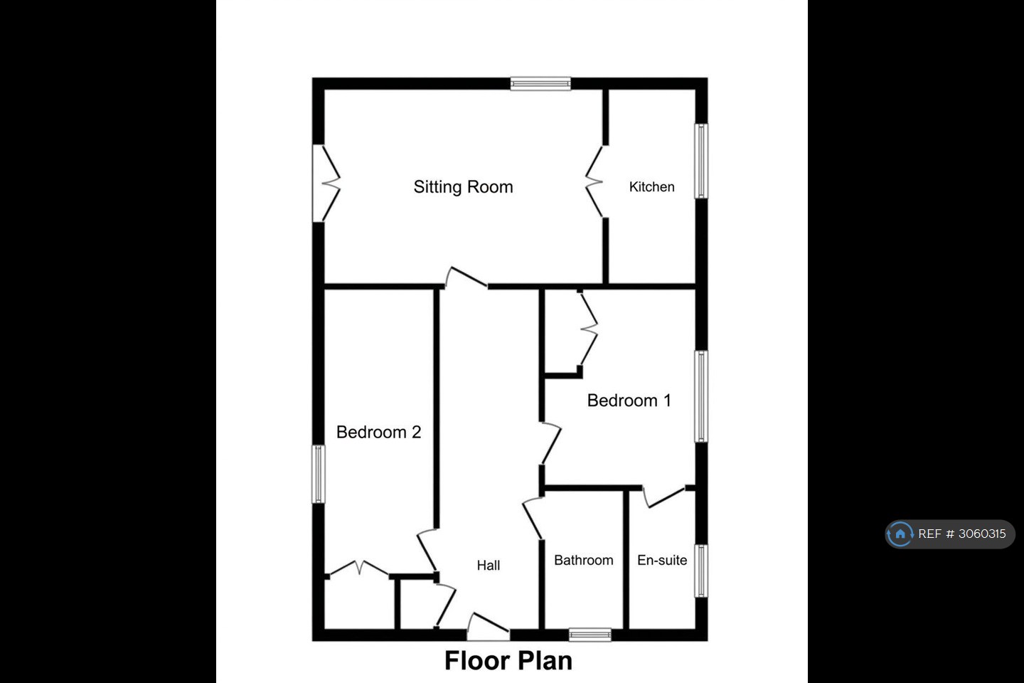 Victory Court, Diss floorplan