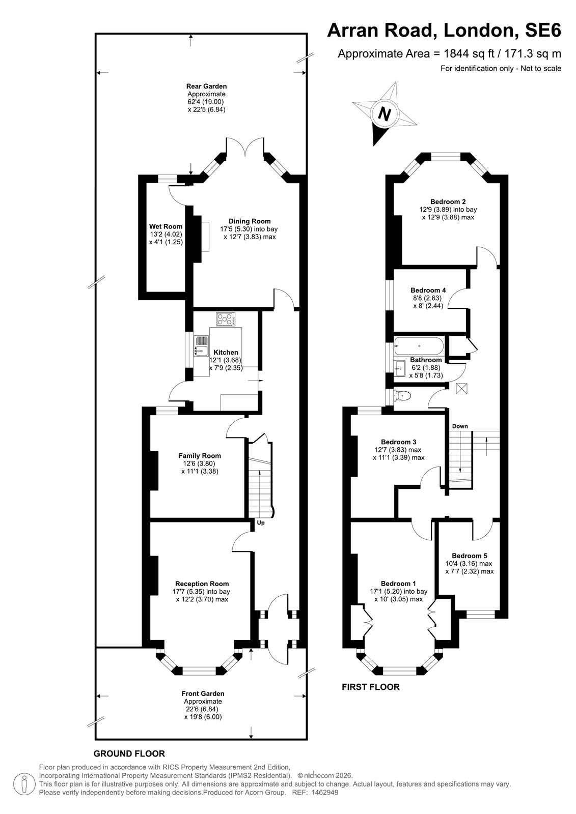 92, Arran Road, London floorplan