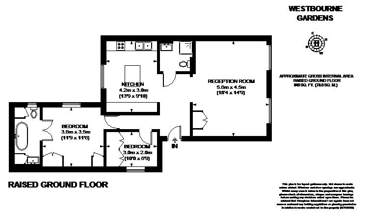 2 Bedrooms Flat to rent in Westbourne Gardens, London W2