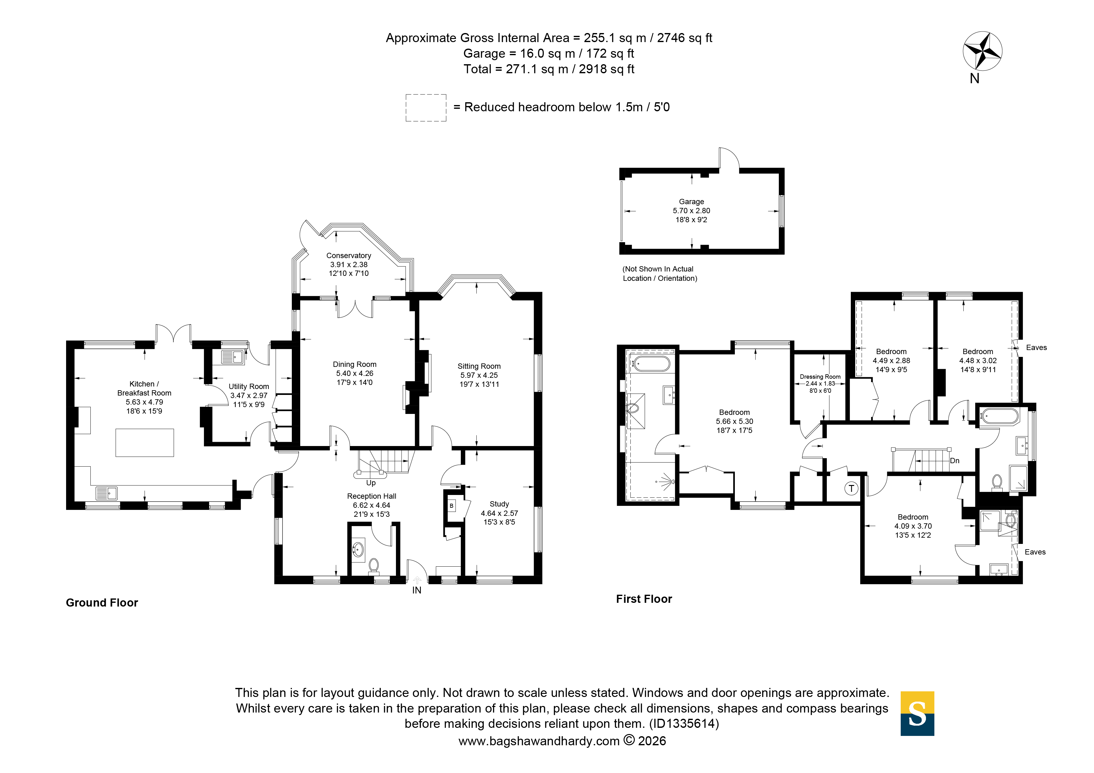 15, Roseacre Gardens, Guildford floorplan