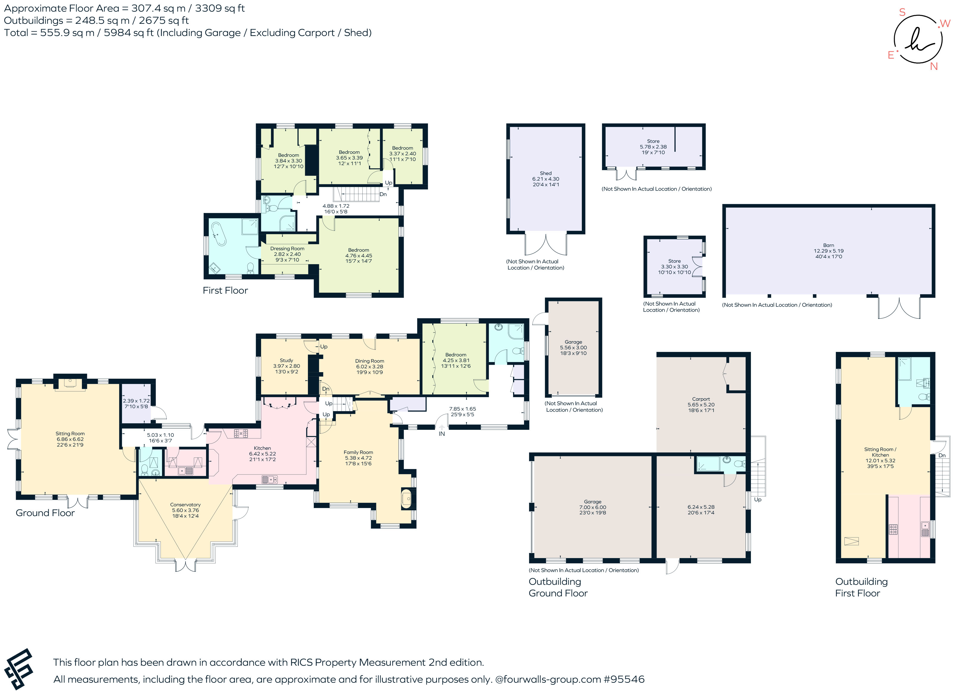 Larchfield, Jumps Road, Churt, Farnham floorplan