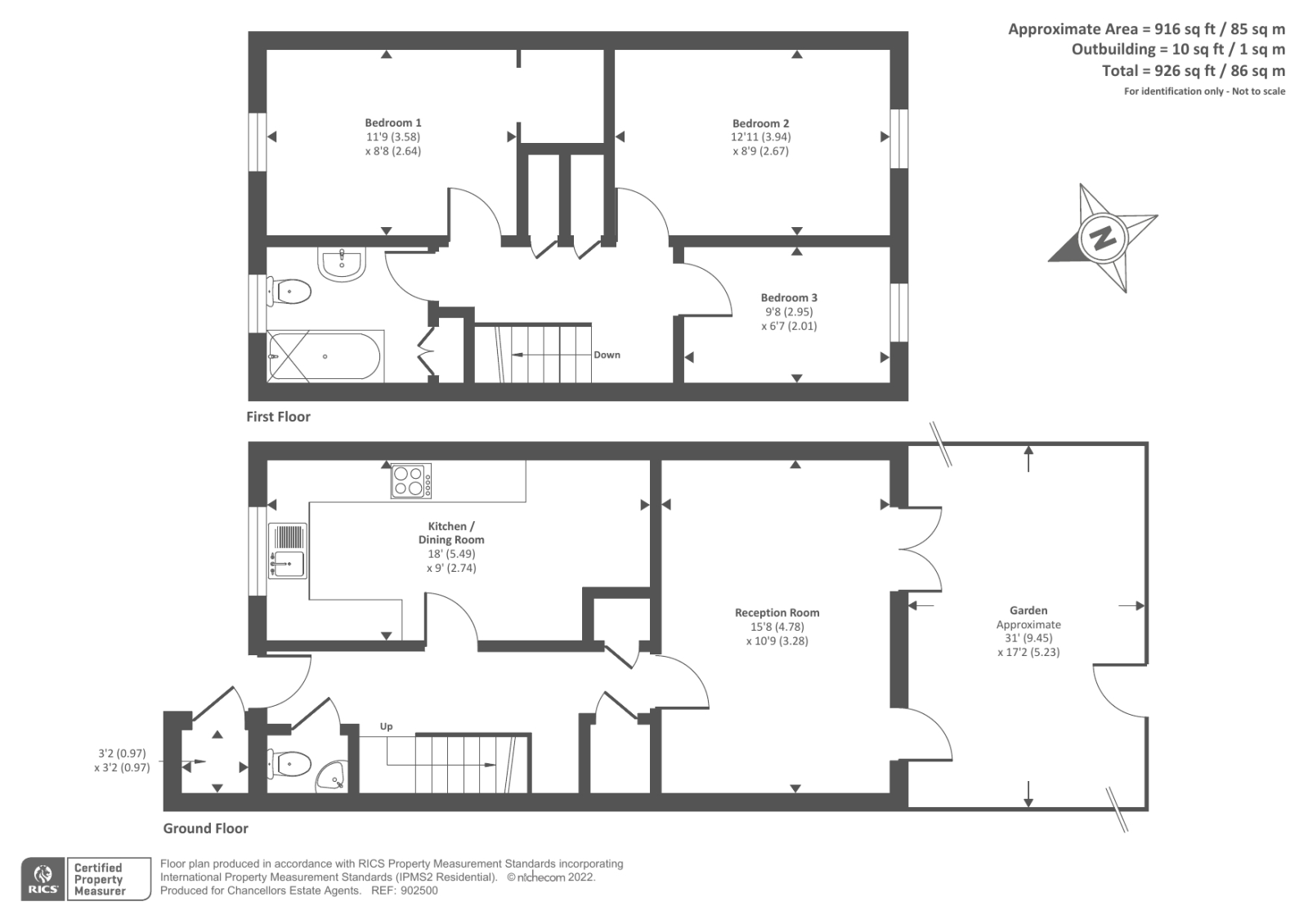 8, Lane Close, Kidlington floorplan