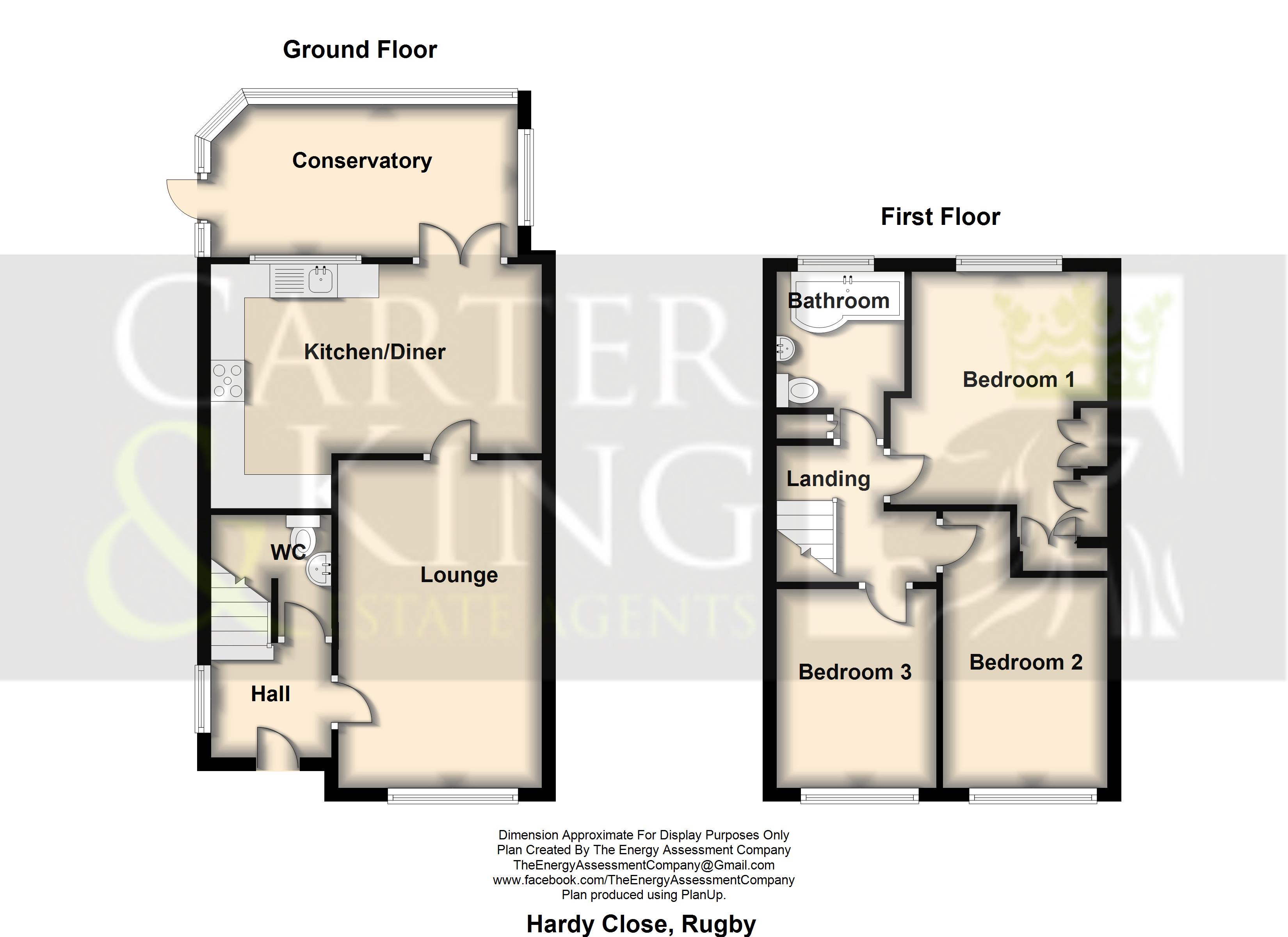17, Hardy Close, Rugby floorplan