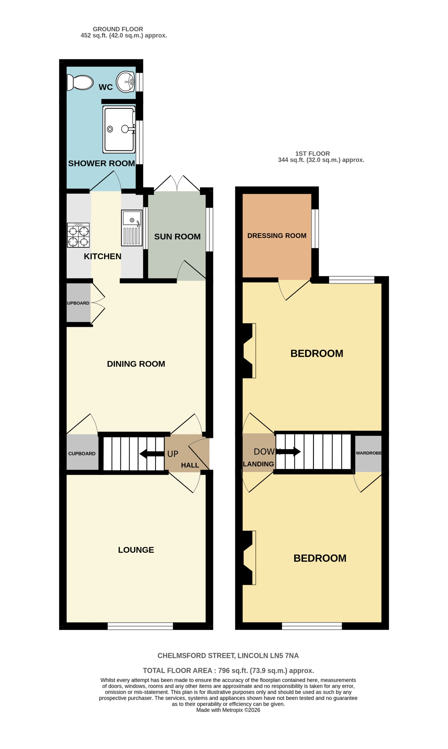 11, Chelmsford Street, Lincoln floorplan