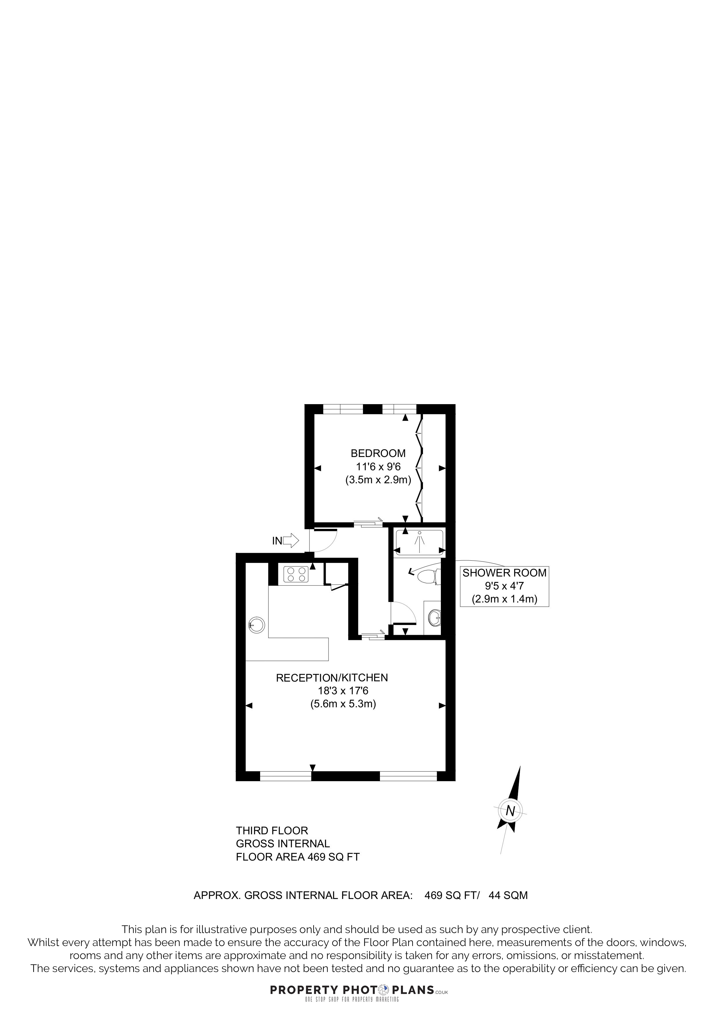 5, 72, Warwick Square, London floorplan