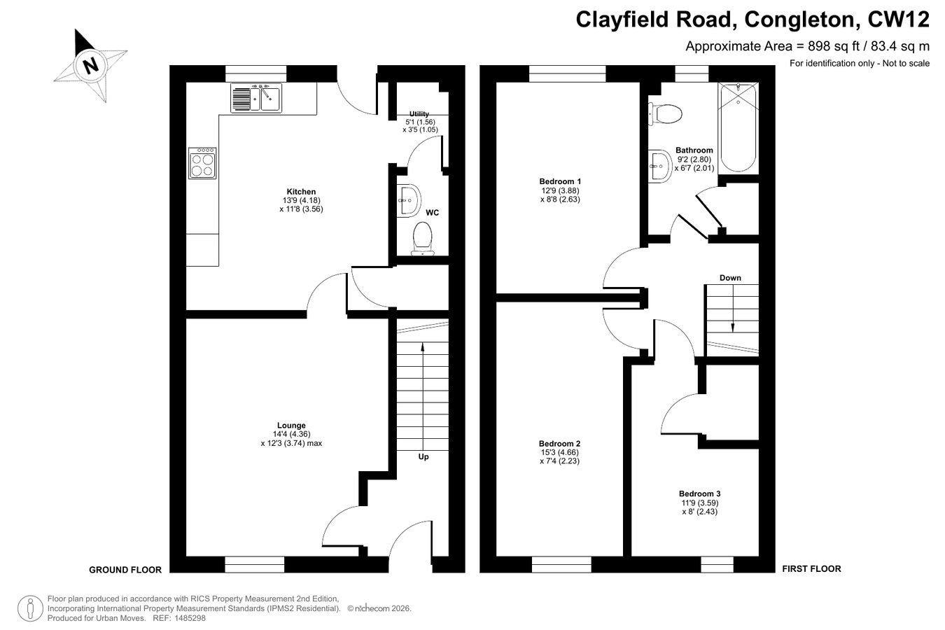 Ten, Clayfield Road, Congleton floorplan