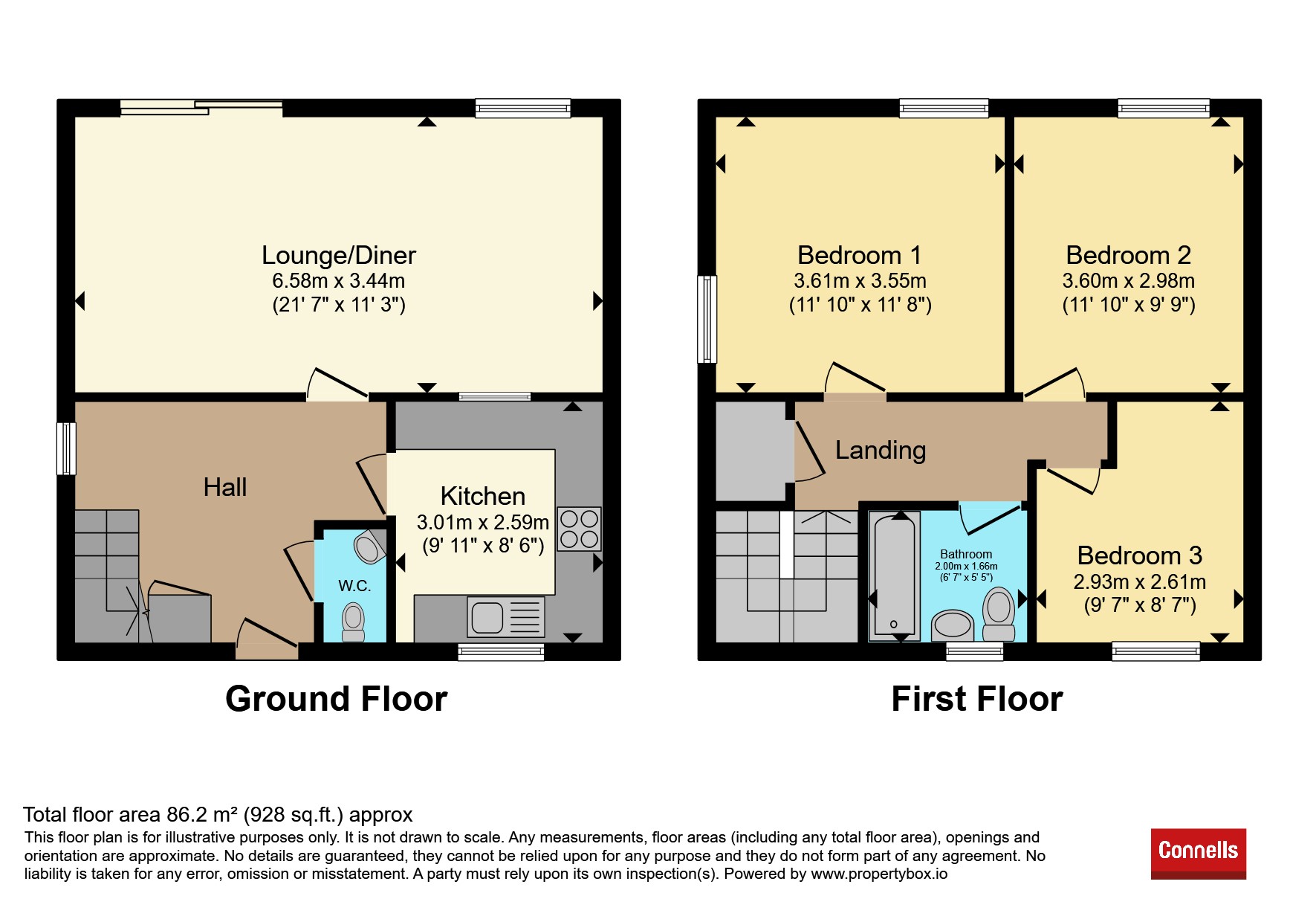 80, Lister Avenue, East Grinstead floorplan
