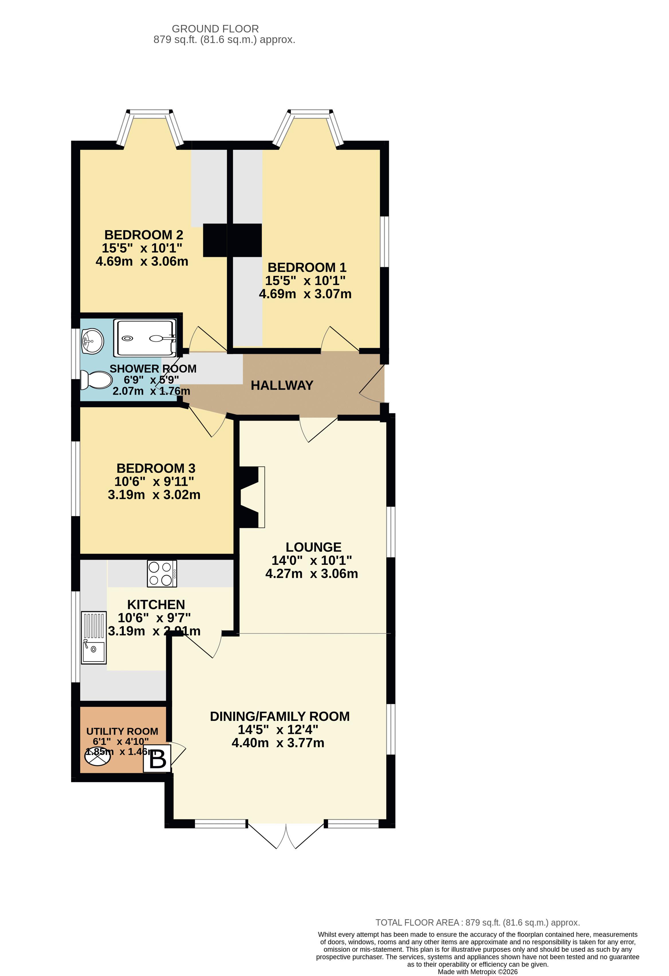 100, Loose Road, Maidstone floorplan