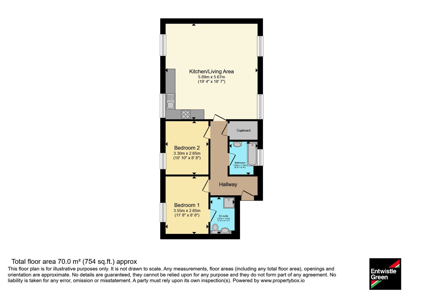 28, Floats Mill, Colne floorplan