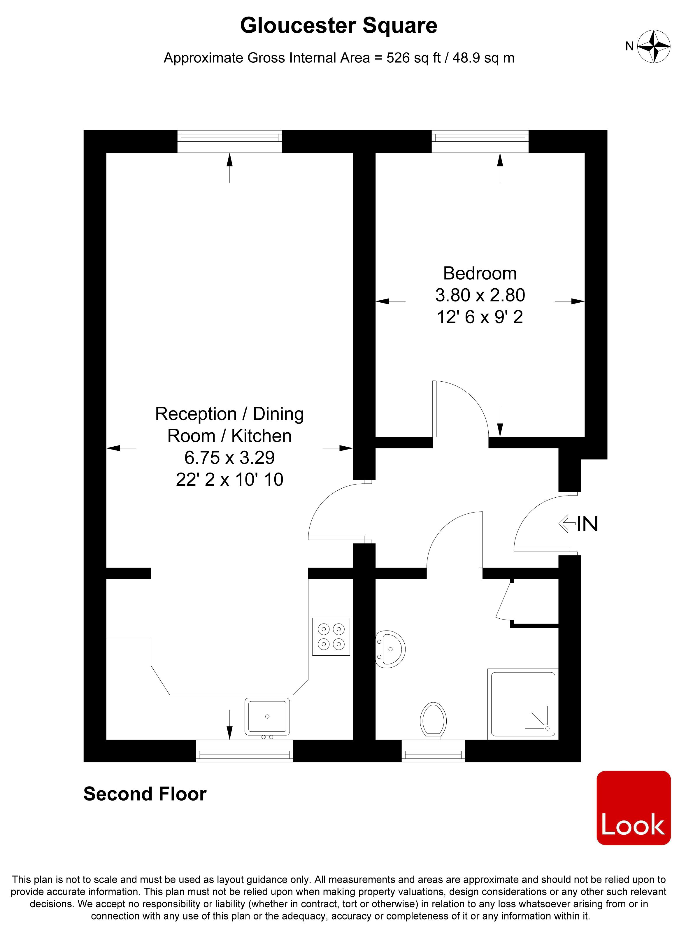 Gloucester Square, Bethnal Green floorplan