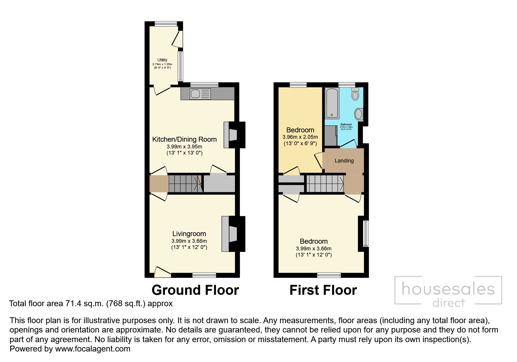 15, Thomas Street, Pontefract floorplan