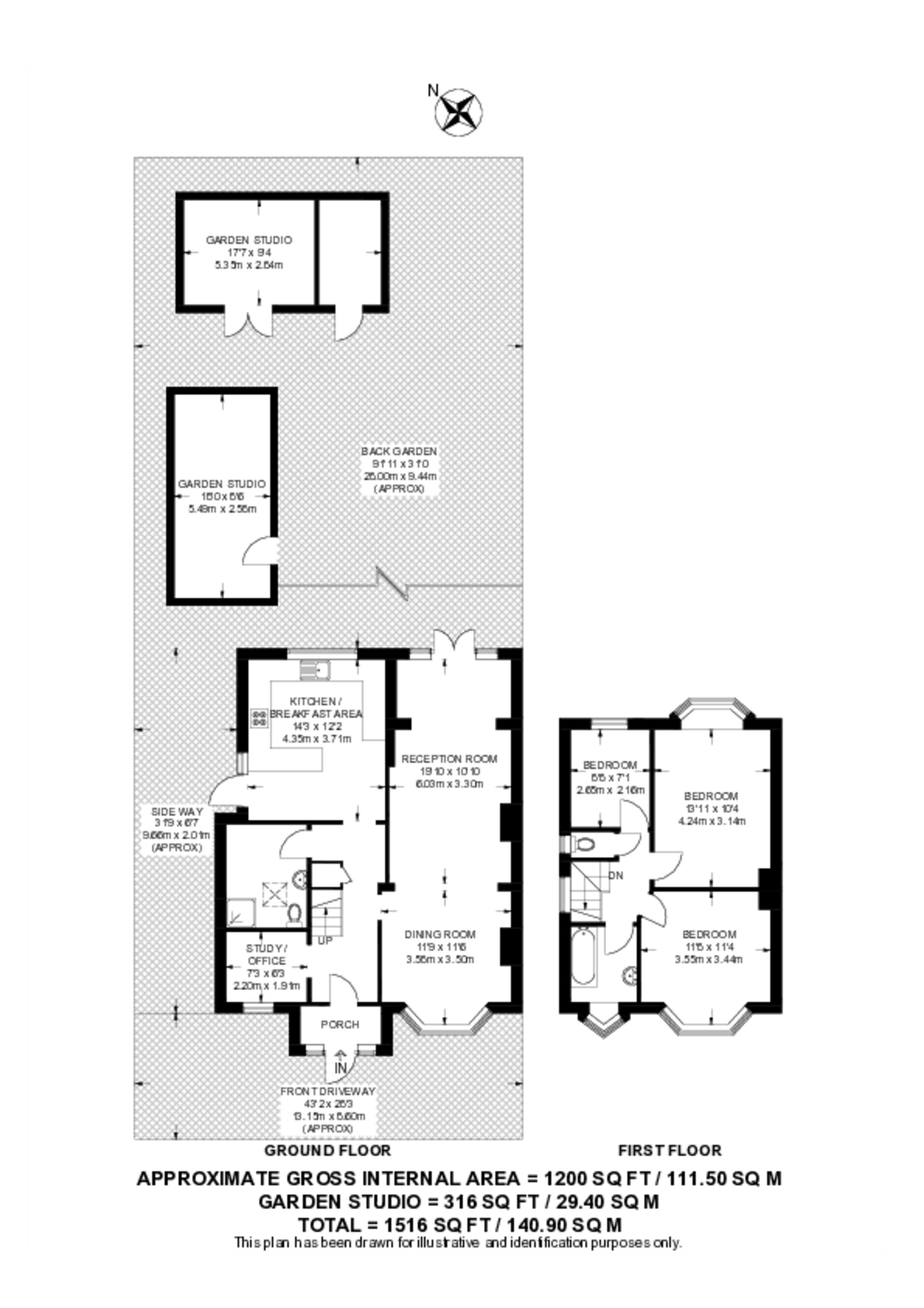 Beverley Way, Raynes Park floorplan