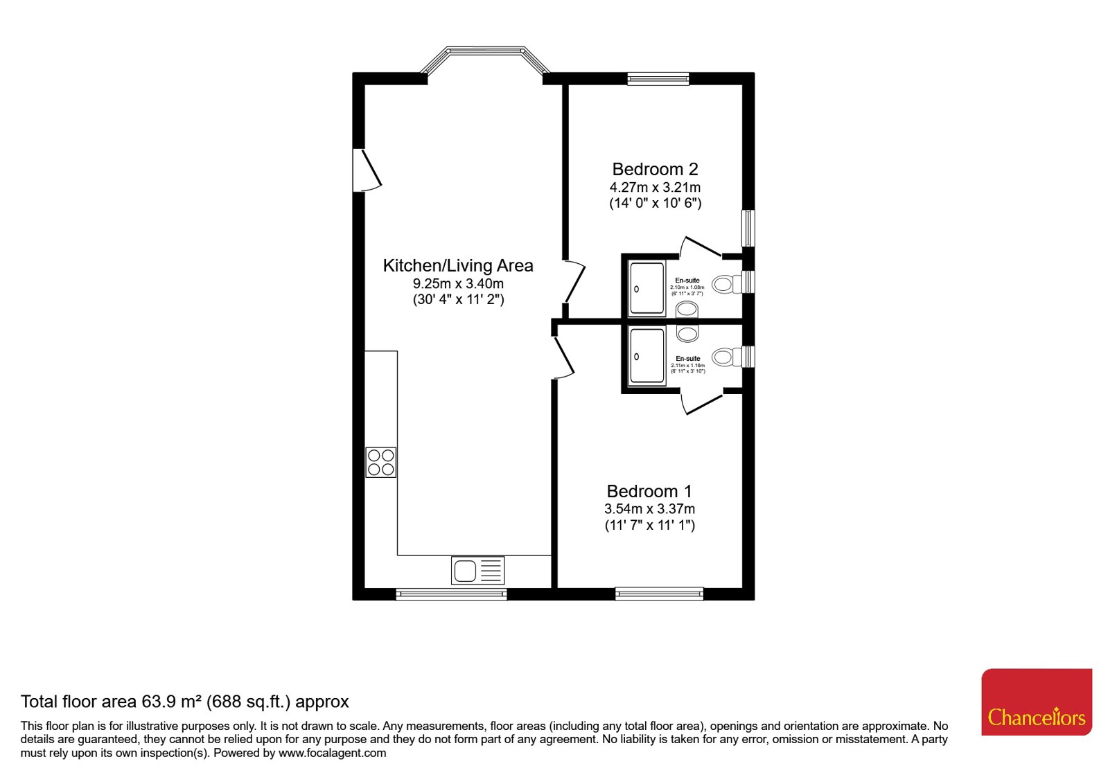 Flat 3, 177, Basingstoke Road, Berkshire floorplan