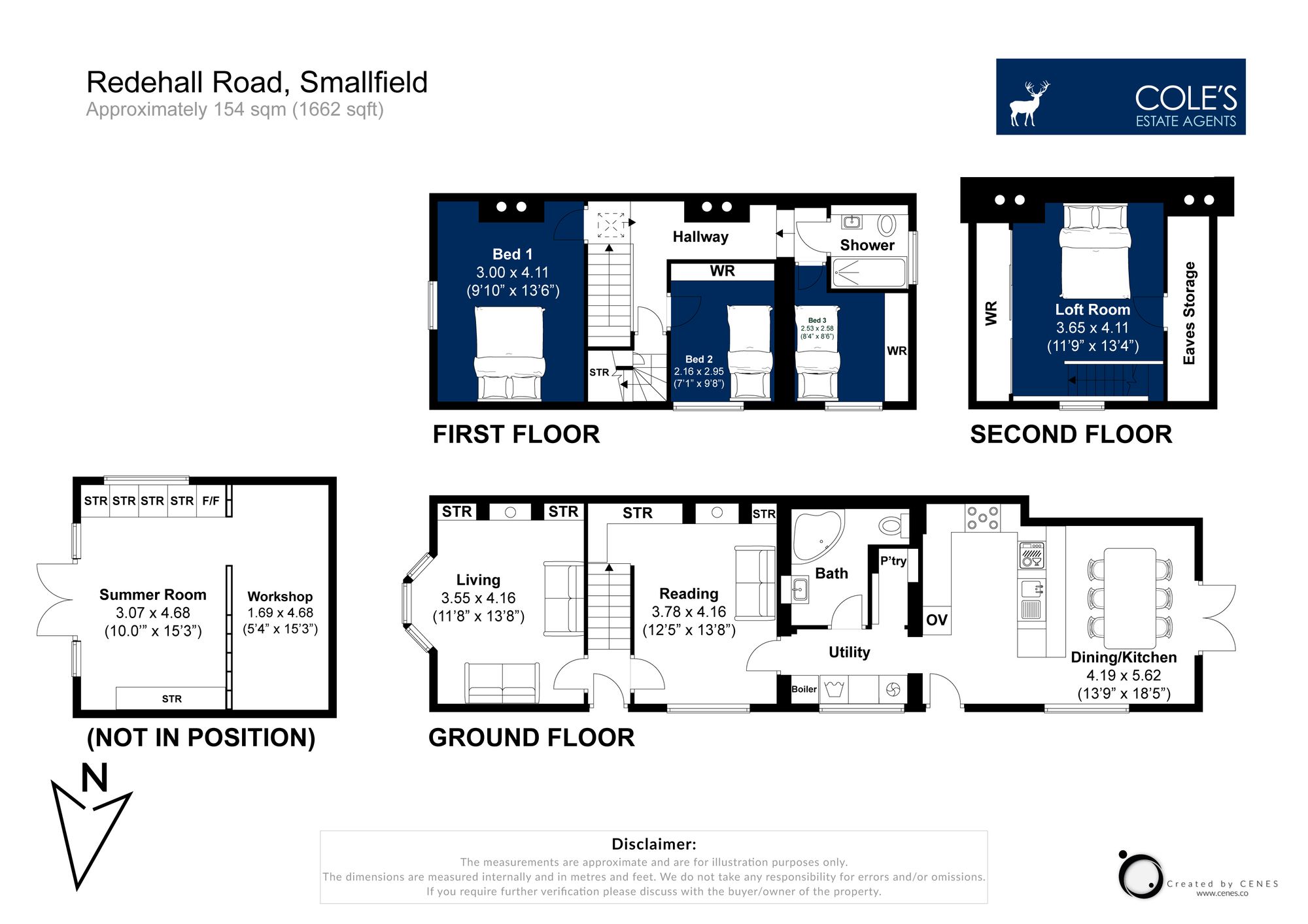 12 Redehall Road, Horley floorplan