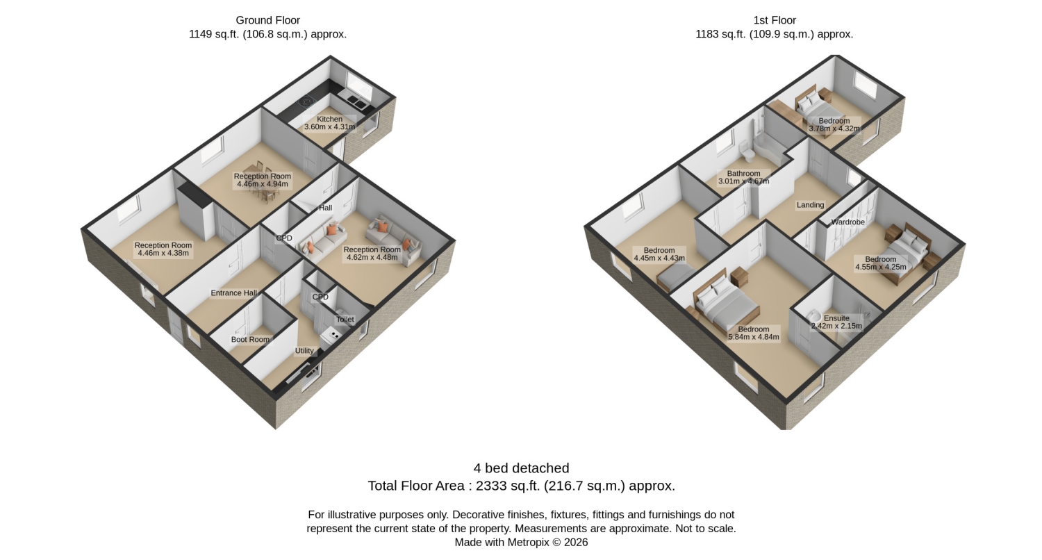 40, Mount Road, Swadlincote floorplan
