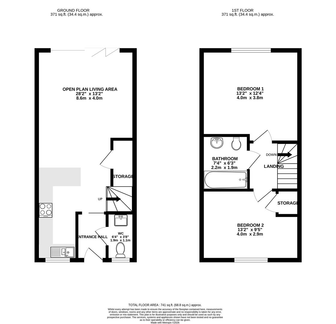 6, Eden Park, 21, Mount Pleasant Avenue South, Weymouth floorplan