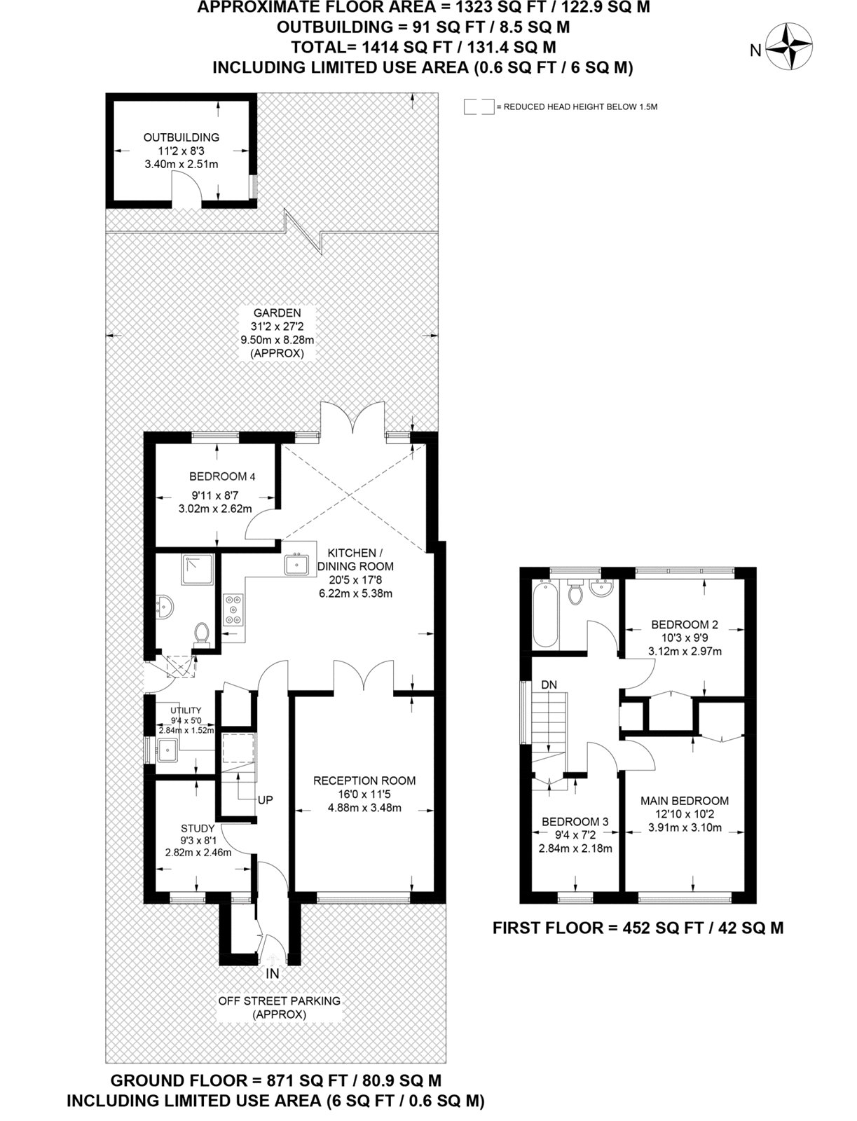 14, Broomfield Close, Guildford floorplan