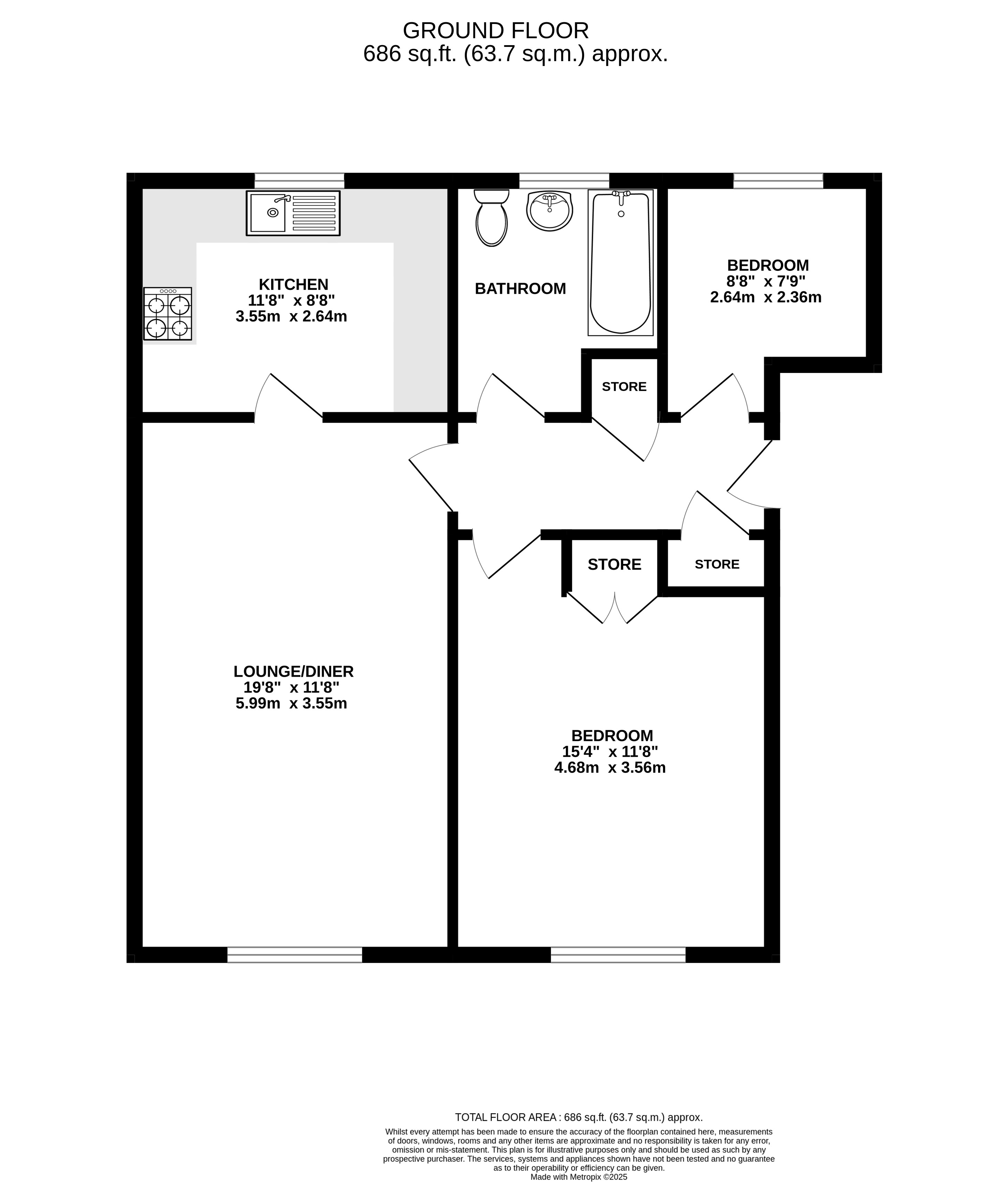 1, Chevin Court New Zealand Lane, Belper floorplan