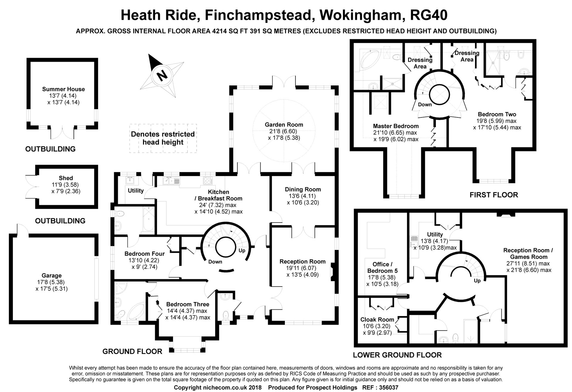 5 Bedrooms Detached house for sale in Heath Ride, Finchampstead, Berkshire RG40