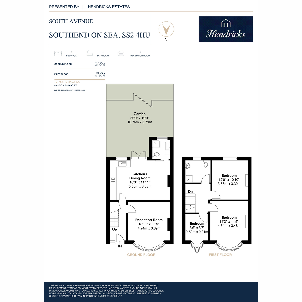 182, South Avenue, Southend-on-sea floorplan