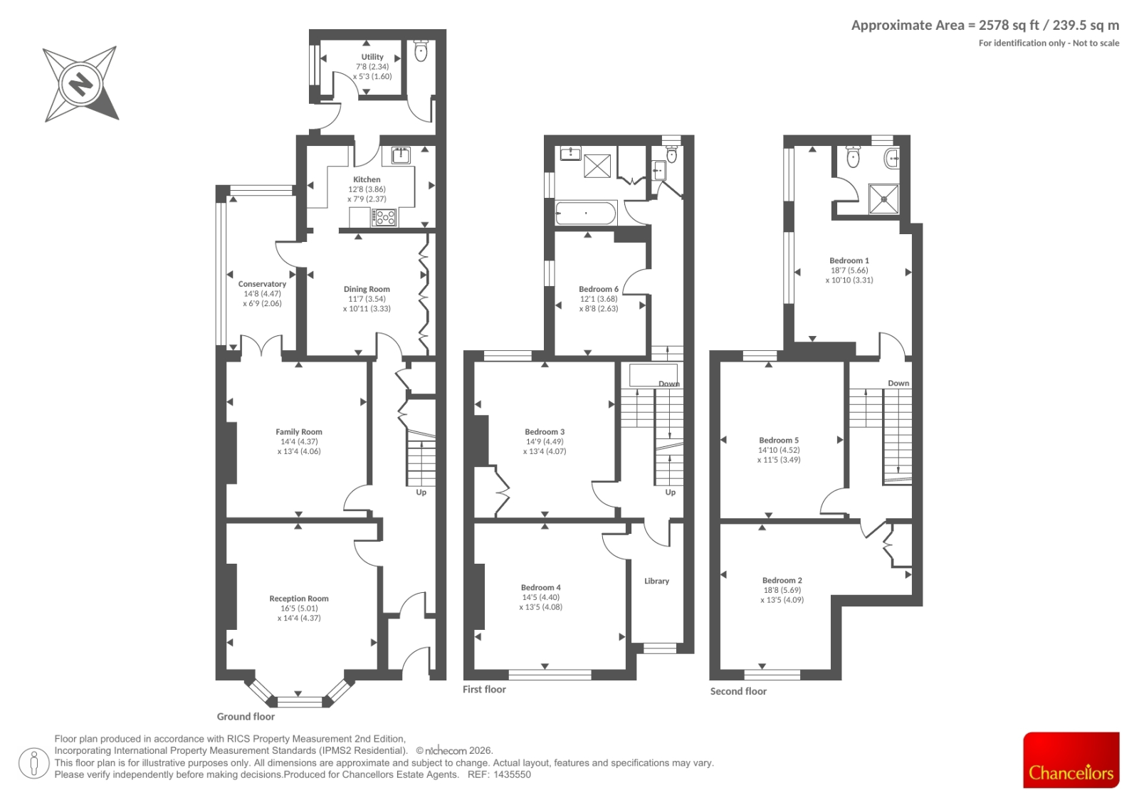 9 CHRISTCHURCH GARDENS, Reading, Reading floorplan