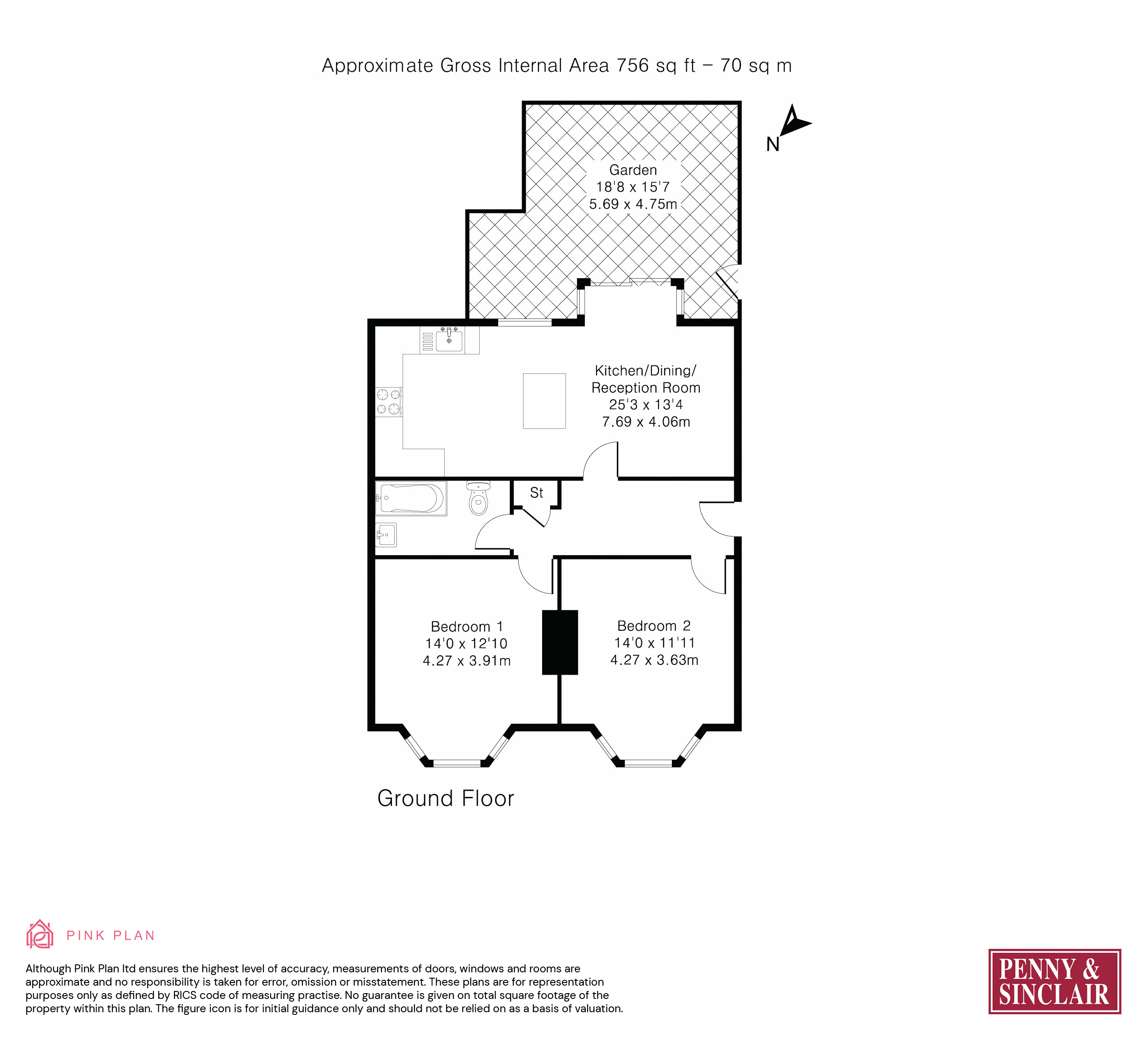 8a, Harpes Road, Oxford floorplan