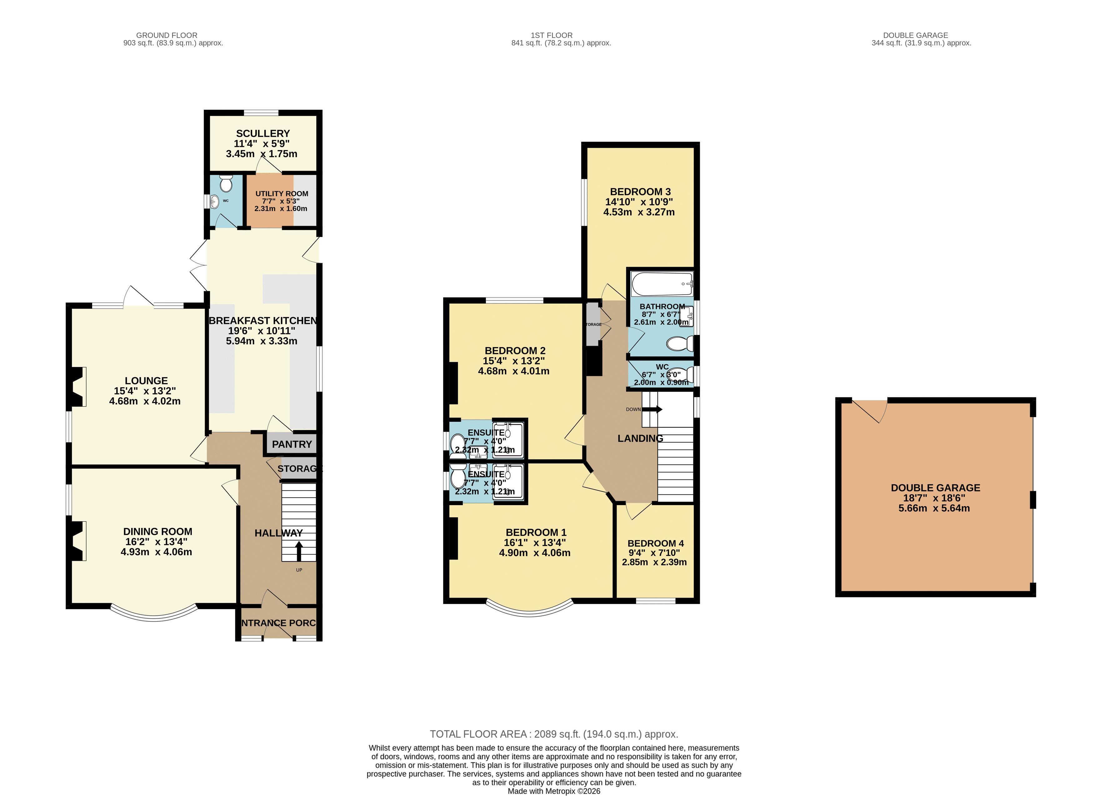 68, Riseholme Road, Lincoln floorplan
