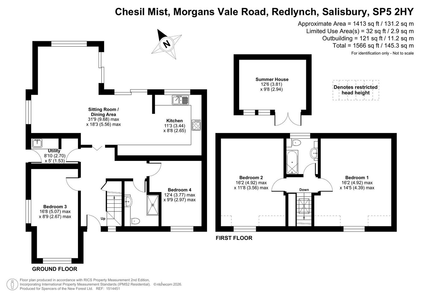 Chesil Mist, Morgans Vale Road, Salisbury floorplan