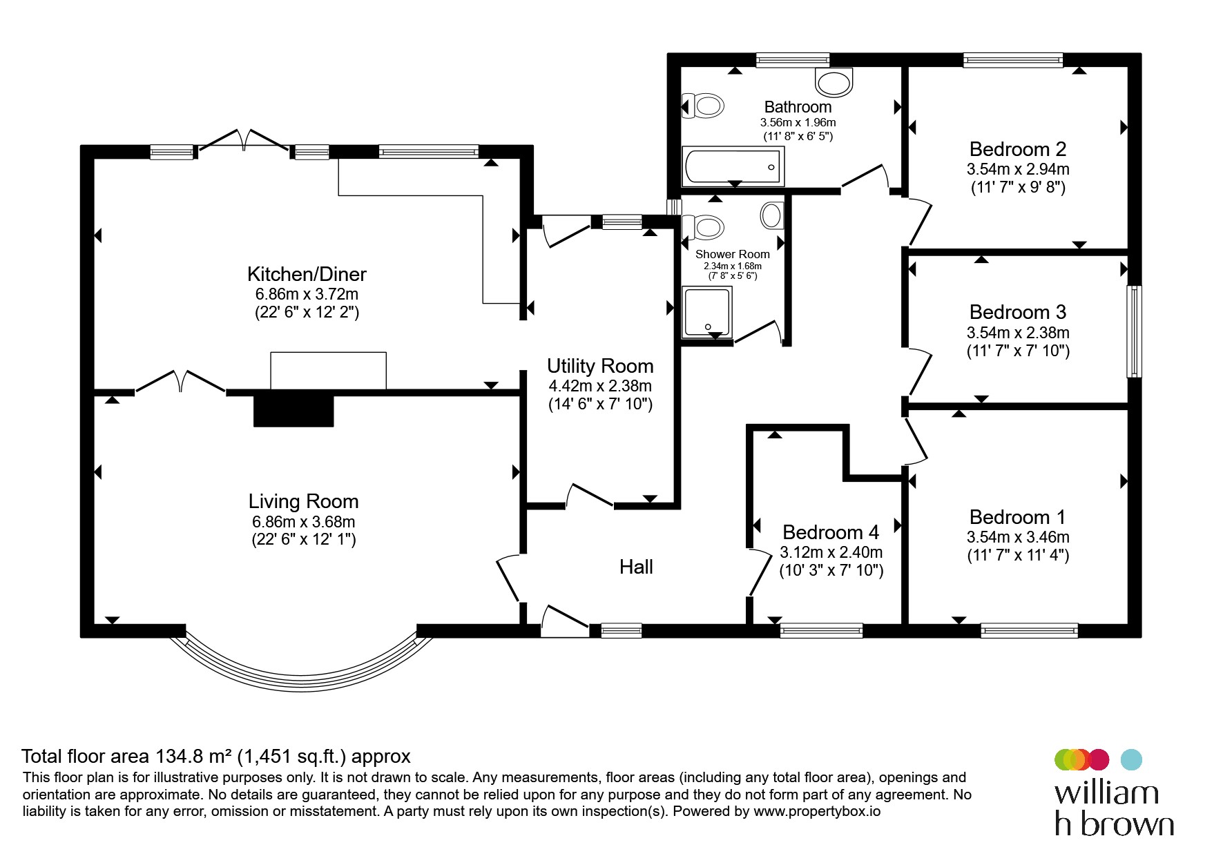 5, Meadow Close, Lincoln floorplan
