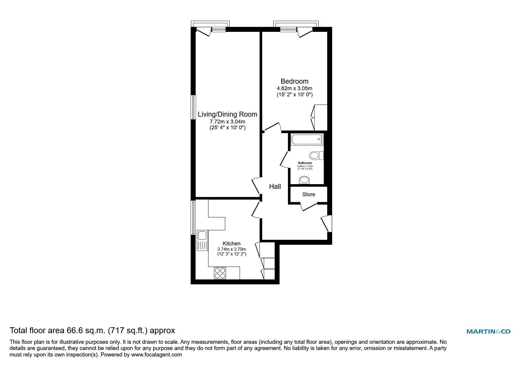 Garden Road, Richmond floorplan