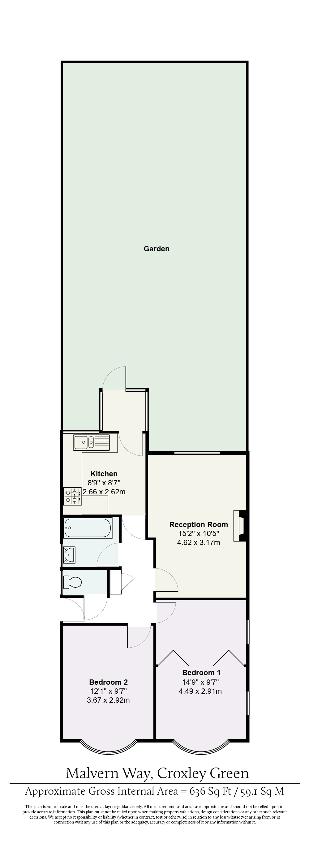 99, Malvern Way, Rickmansworth floorplan