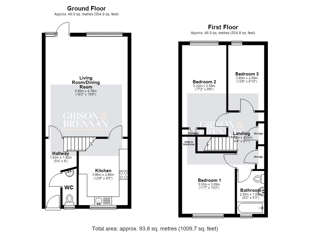 115 Crouch Street, Noak Bridge, Basildon floorplan