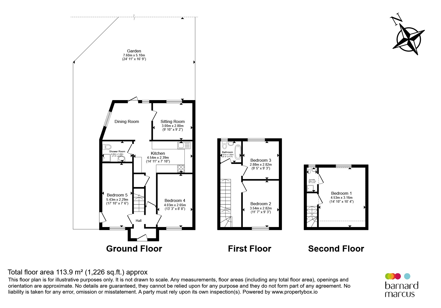 1, Neath Gardens, Morden floorplan
