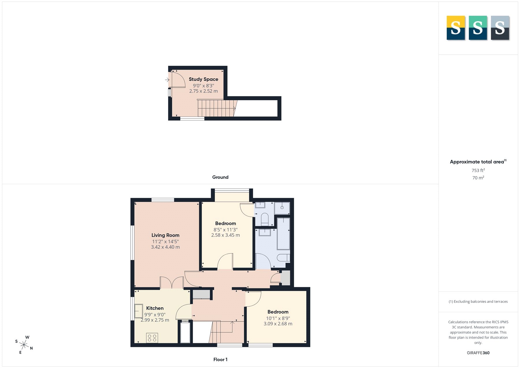 1 Old Dairy, 1, Woodlands Road, Surrey floorplan