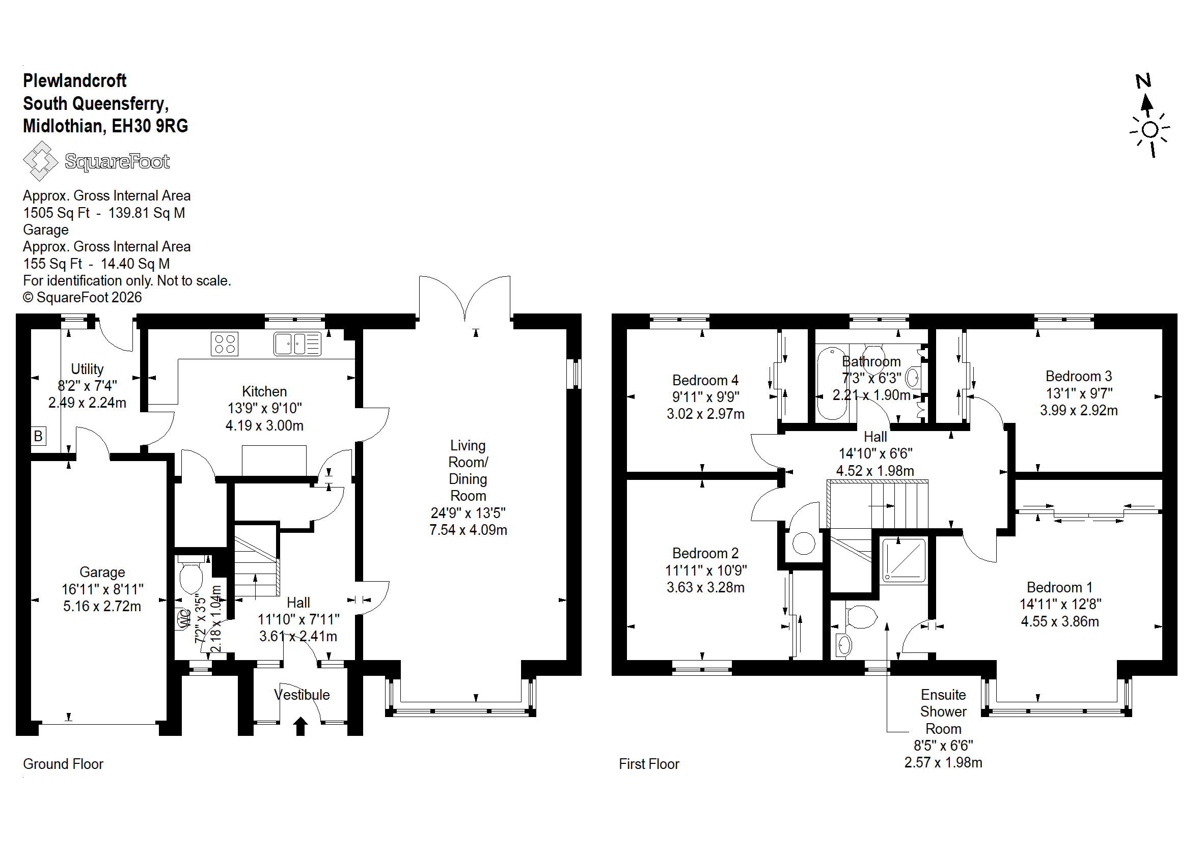 9, Plewlandcroft, South Queensferry floorplan