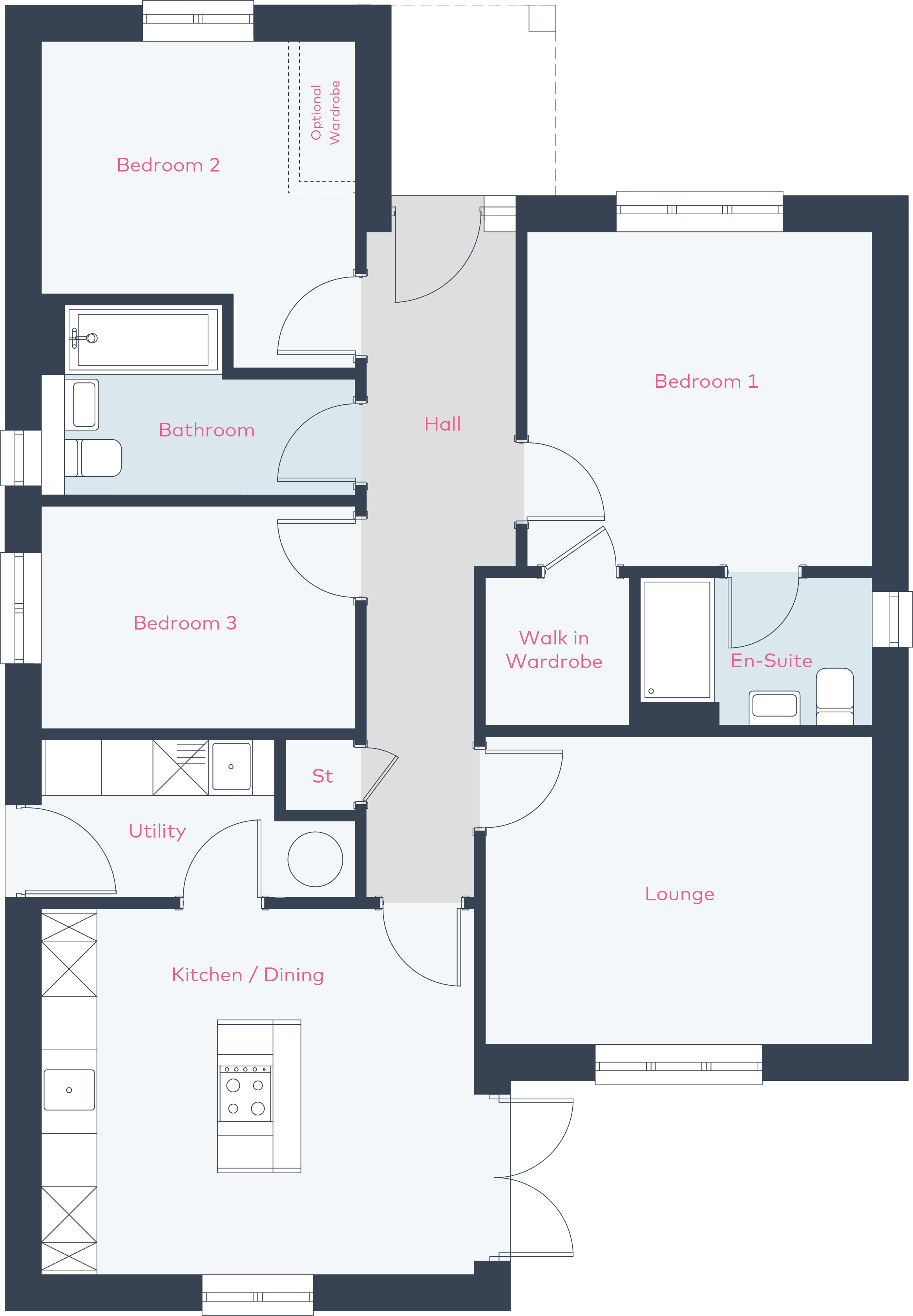 Plot 7 The Melville, Blythe Meadow,, Kinglassie, Fife floorplan