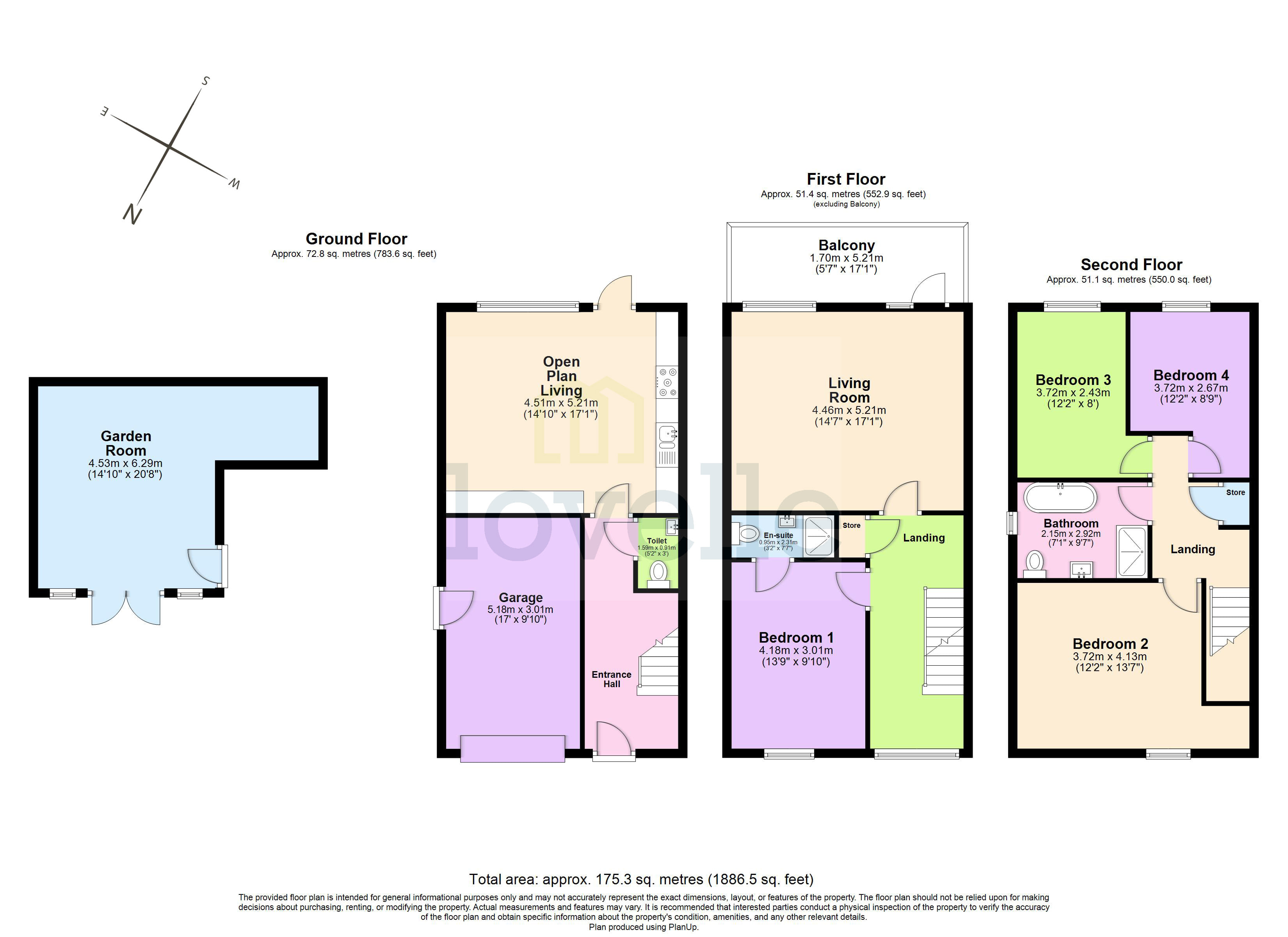 25, Claydon Way, Waltham floorplan